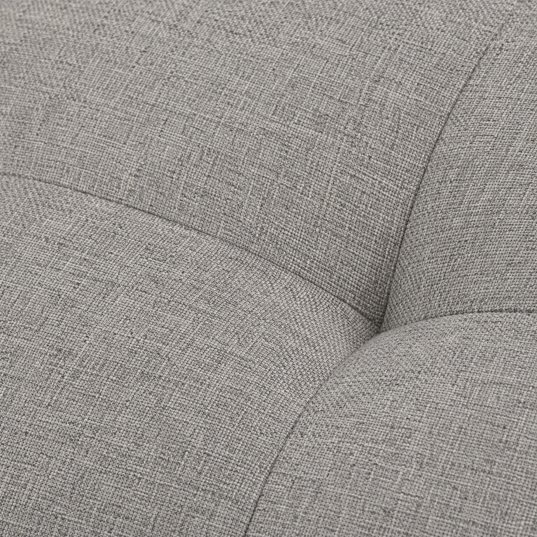 Roston RAF Sectional Sofa Bed In Fabric Upholstery - Grey