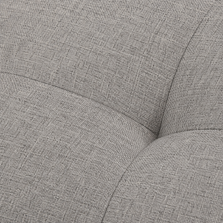Roston RAF Sectional Sofa Bed In Fabric Upholstery - Grey