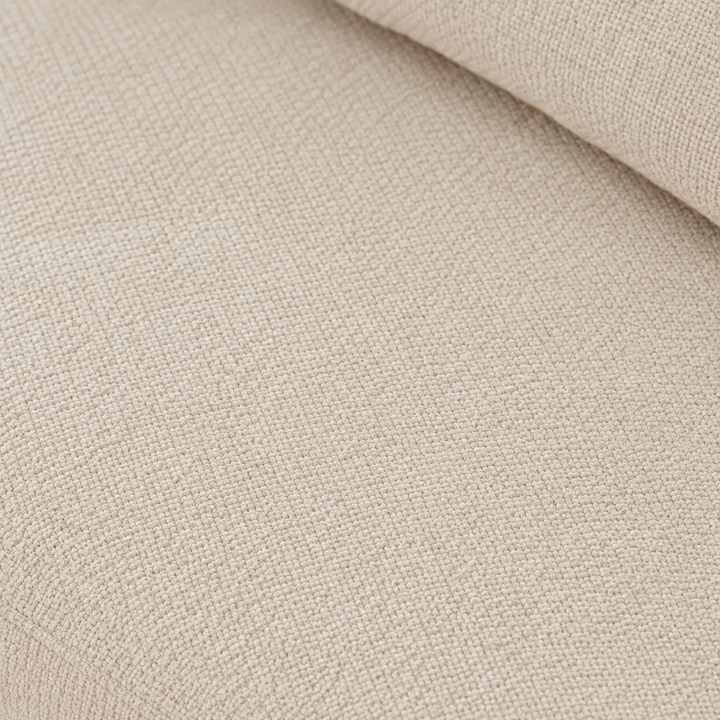 Céleste Beige Fabric Sectional Sofa Bed with Reversible Storage Chaise