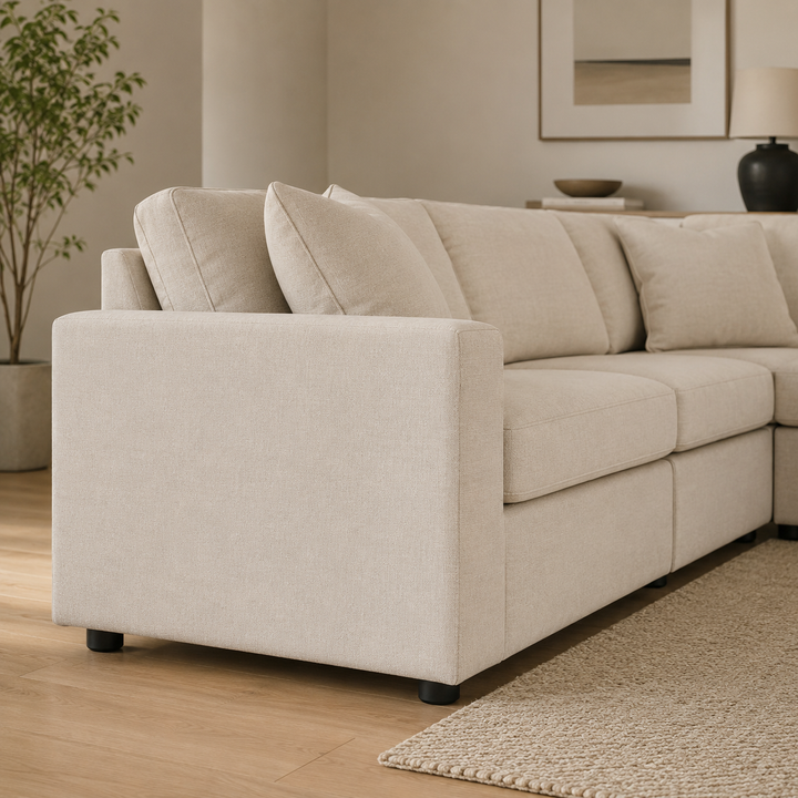 92103S6 Modmax 5-Piece Sectional Sofa In Fabric Upholstery - Oyster | Signature Design By Ashley