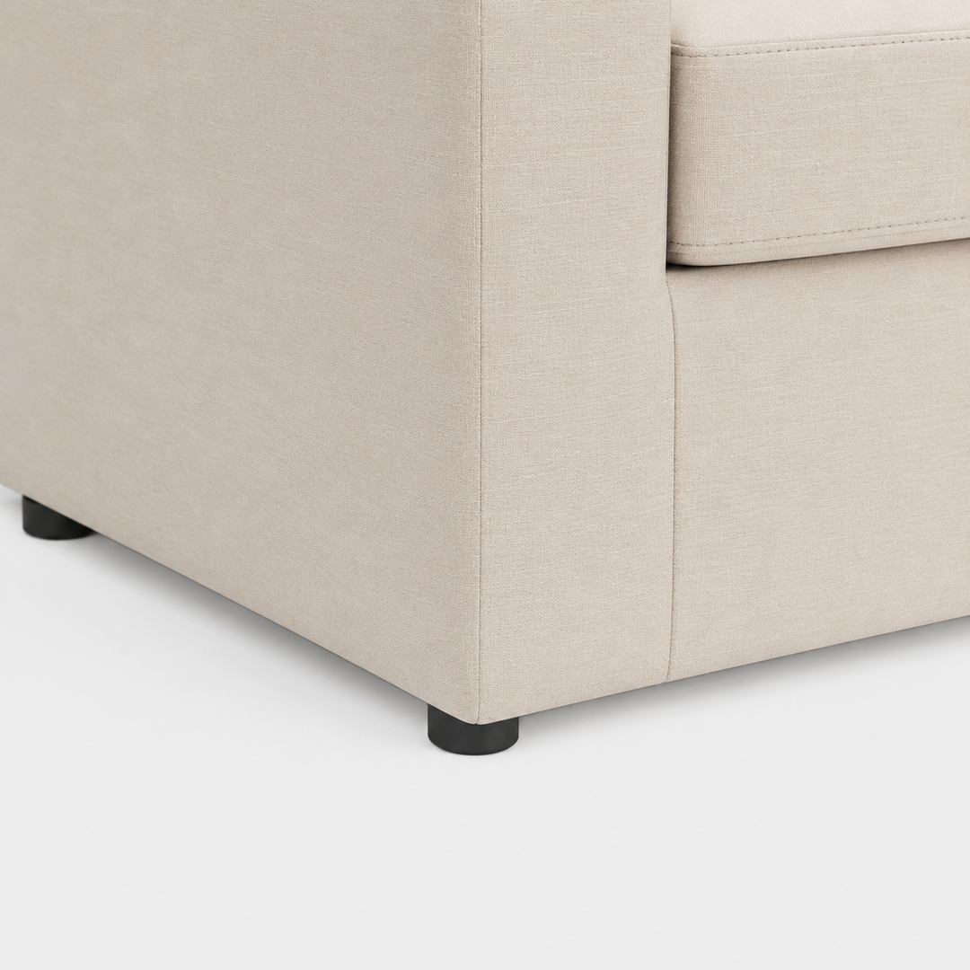 92103S1 Modmax 2-Piece Modular Loveseat In Fabric Upholstery - Oyster | Signature Design By Ashley