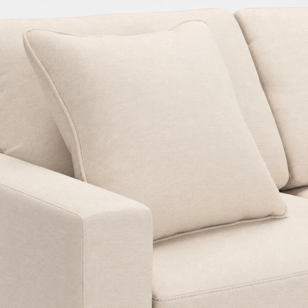 92103S1 Modmax 2-Piece Modular Loveseat In Fabric Upholstery - Oyster | Signature Design By Ashley