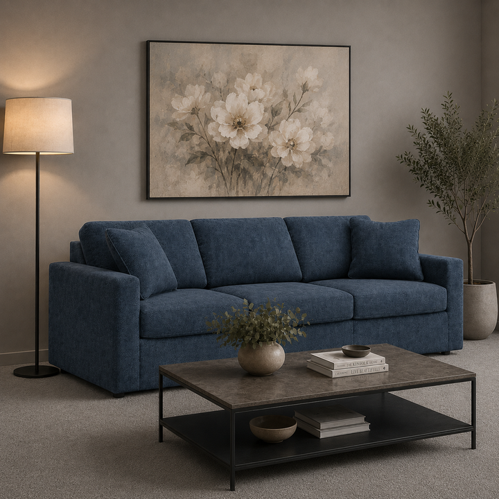 92121S2 Modmax 3-Piece Modular Sofa In Fabric Upholstery - Ink | Signature Design By Ashley