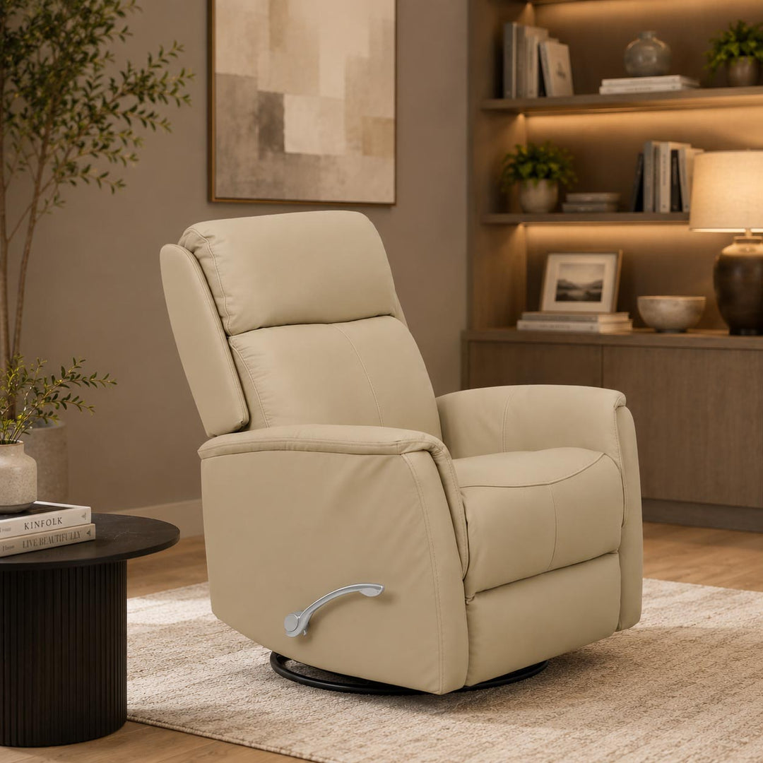 Klassen Rocker Recliner Chair In Leather Upholstery