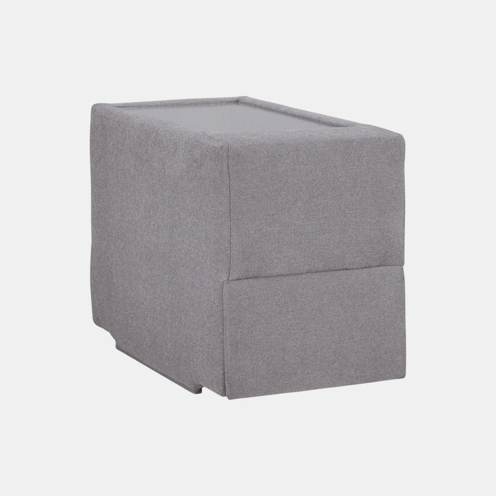 92104S3 Modmax 3-Piece Fabric Modular Loveseat With Storage Console - Granite | Signature Design By Ashley