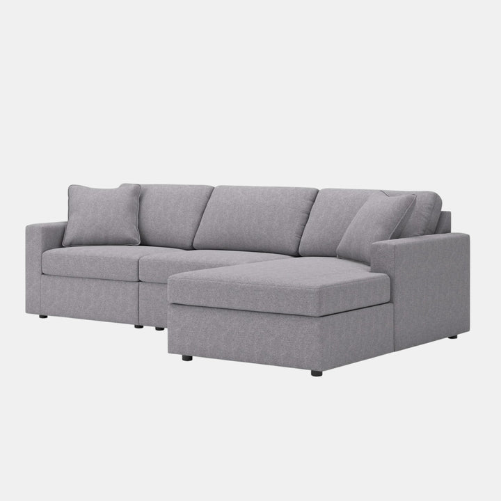 Modmax 3-Piece Fabric Sectional Sofa With Corner Chaise - Granite | Signature Design By Ashley