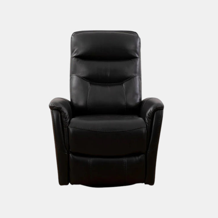 Mufin Black Power Recliner Chair With PU Leather Upholstery