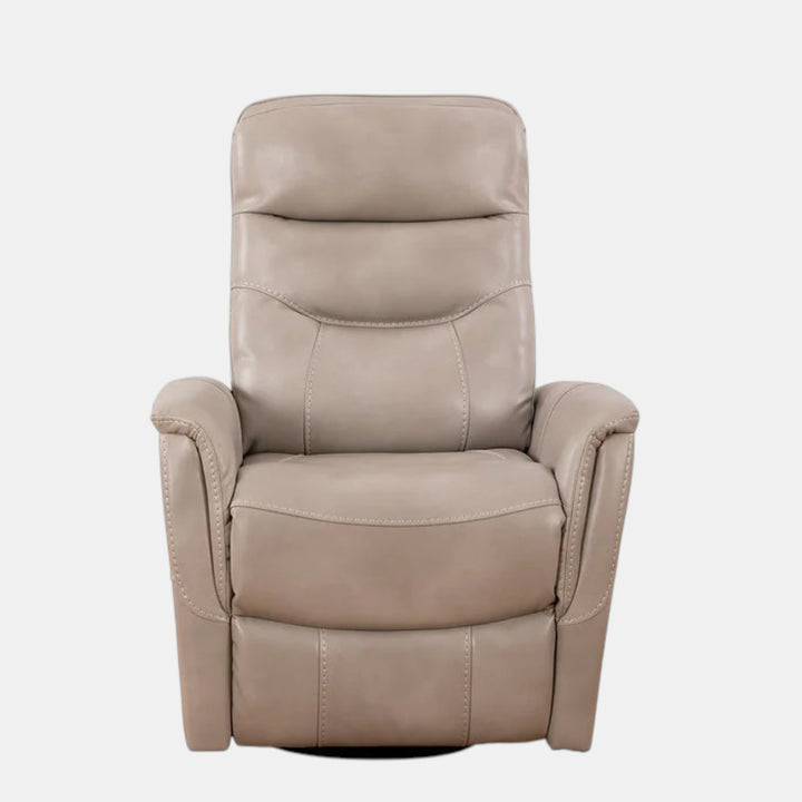 Mufin Stone Power Recliner Chair With PU Leather Upholstery
