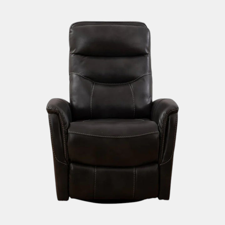 Mufin Dark Grey Power Recliner Chair With PU Leather Upholstery