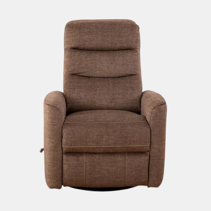 Gianna Chocolate Manual Recliner Chair With Fabric Upholstery