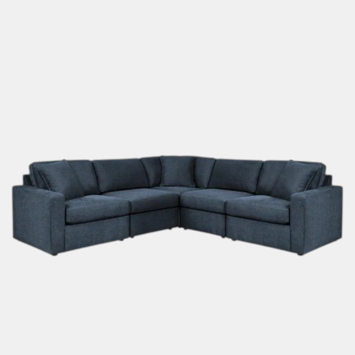 92121S6 Modmax 5-Piece Sectional Sofa In Fabric Upholstery - Ink | Signature Design By Ashley