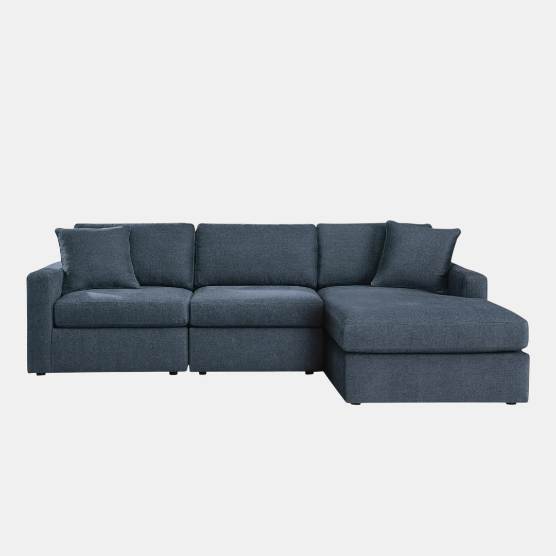 Modmax 3-Piece Fabric Sectional Sofa With Corner Chaise - Ink | Signature Design By Ashley