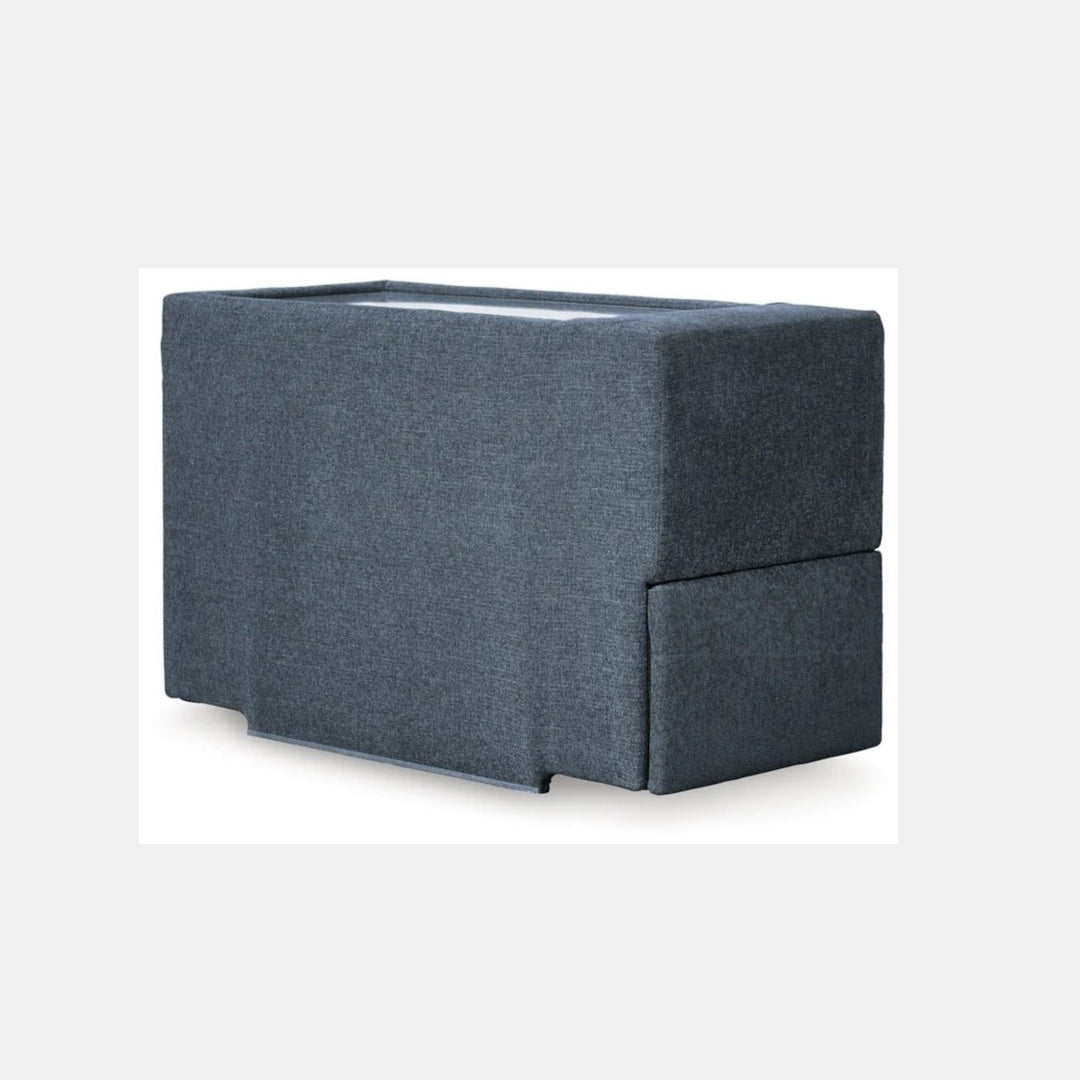 92121S69 Modmax 7-Piece Fabric Sectional Sofa With Storage &amp; Audio System Console - Ink | Signature Design By Ashley