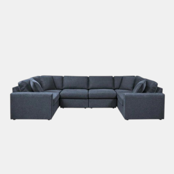 92121S8 Modmax 6-Piece Sectional Sofa In Fabric Upholstery - Ink | Signature Design By Ashley