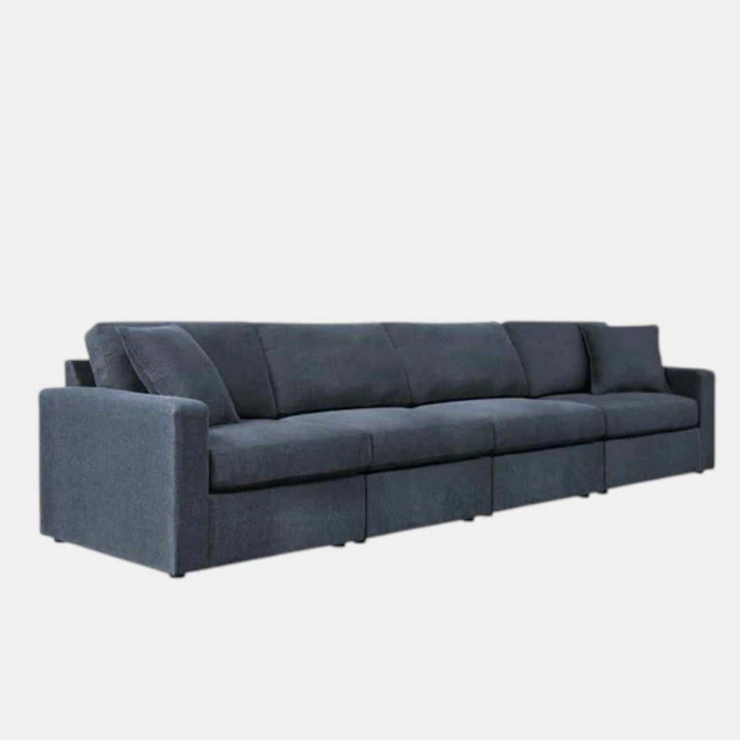 92121S10 Modmax 4-Piece Modular Sofa In Fabric Upholstery - Ink | Signature Design By Ashley
