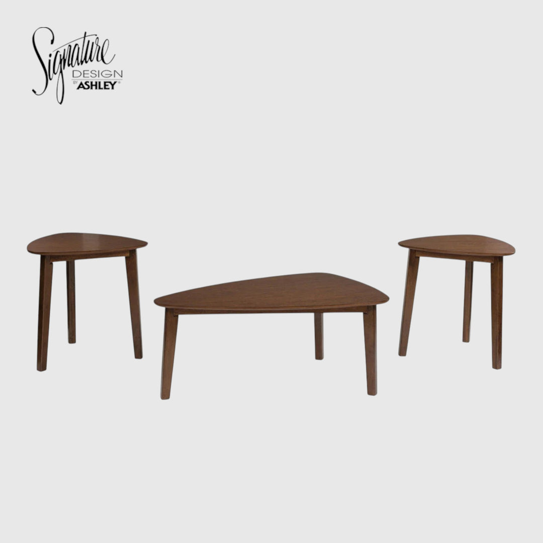 T135-13 Lyncott Occasional Table Set (Set of 3) - Brown | Signature Design By Ashley