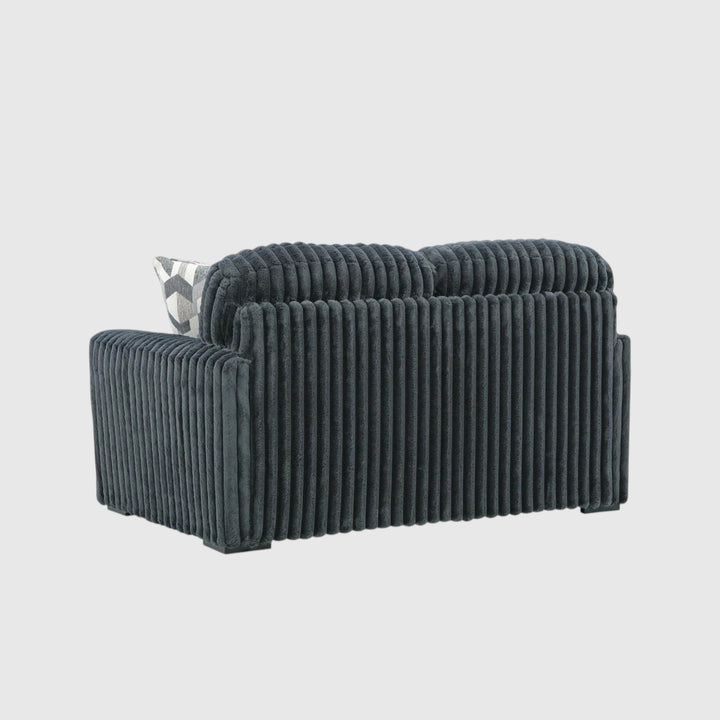 9810535 Midnight-madness Loveseat In Fabric Upholstery - Gunmetal | Signature Design By Ashley
