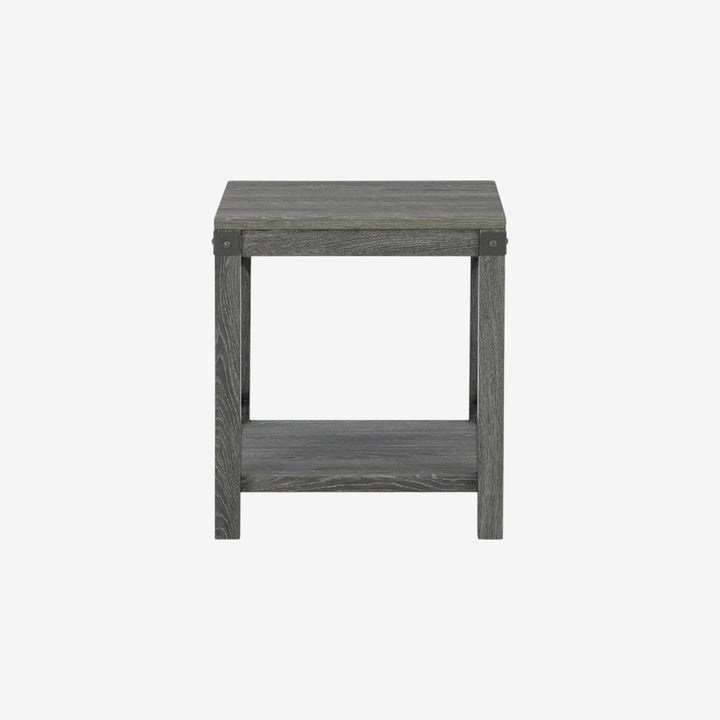 T175-2 Freedan Wooden End Table - Greyish Brown | Signature Design By Ashley
