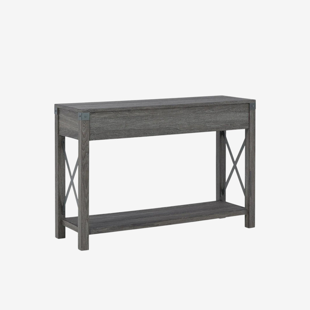 T175-4 Freedan Wooden Sofa/ Console Table - Greyish Brown | Signature Design By Ashley