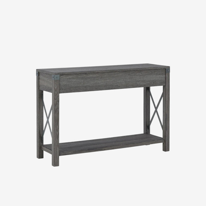 T175-4 Freedan Wooden Sofa/ Console Table - Greyish Brown | Signature Design By Ashley