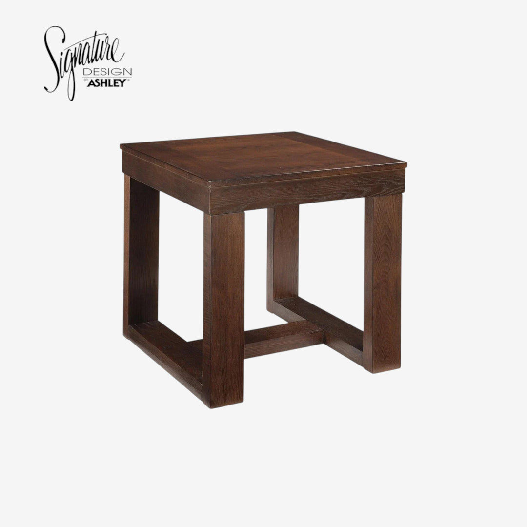 T481-2 Watson Wooden End Table - Dark Brown | Signature Design By Ashley