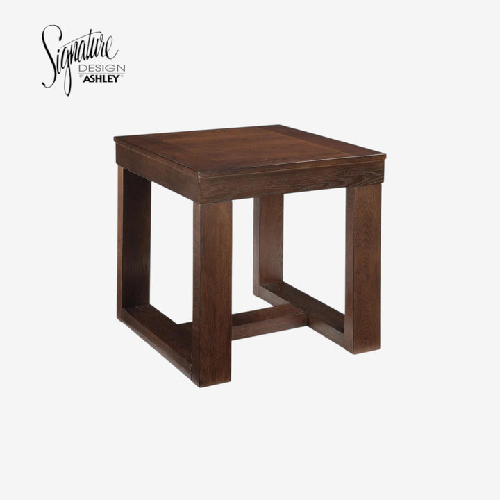 T481-2 Watson Wooden End Table - Dark Brown | Signature Design By Ashley