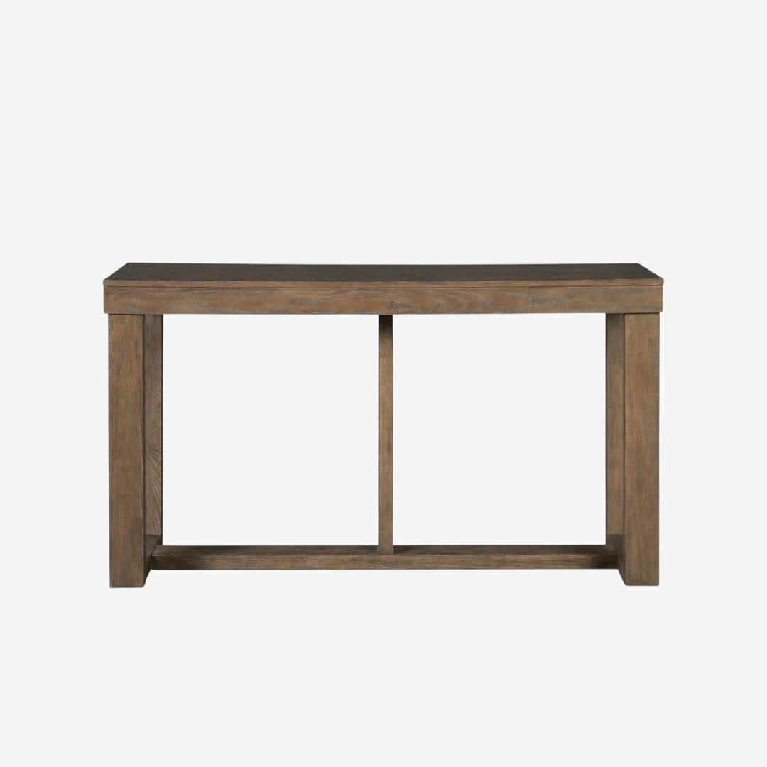 T471-4 Cariton Wooden Sofa/ Console Table - Greyish Brown | Signature Design By Ashley