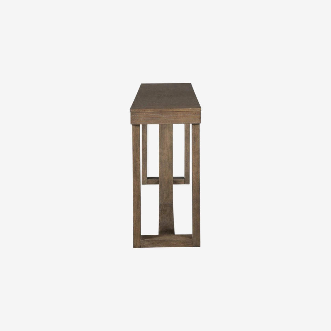 T471-4 Cariton Wooden Sofa/ Console Table - Greyish Brown | Signature Design By Ashley