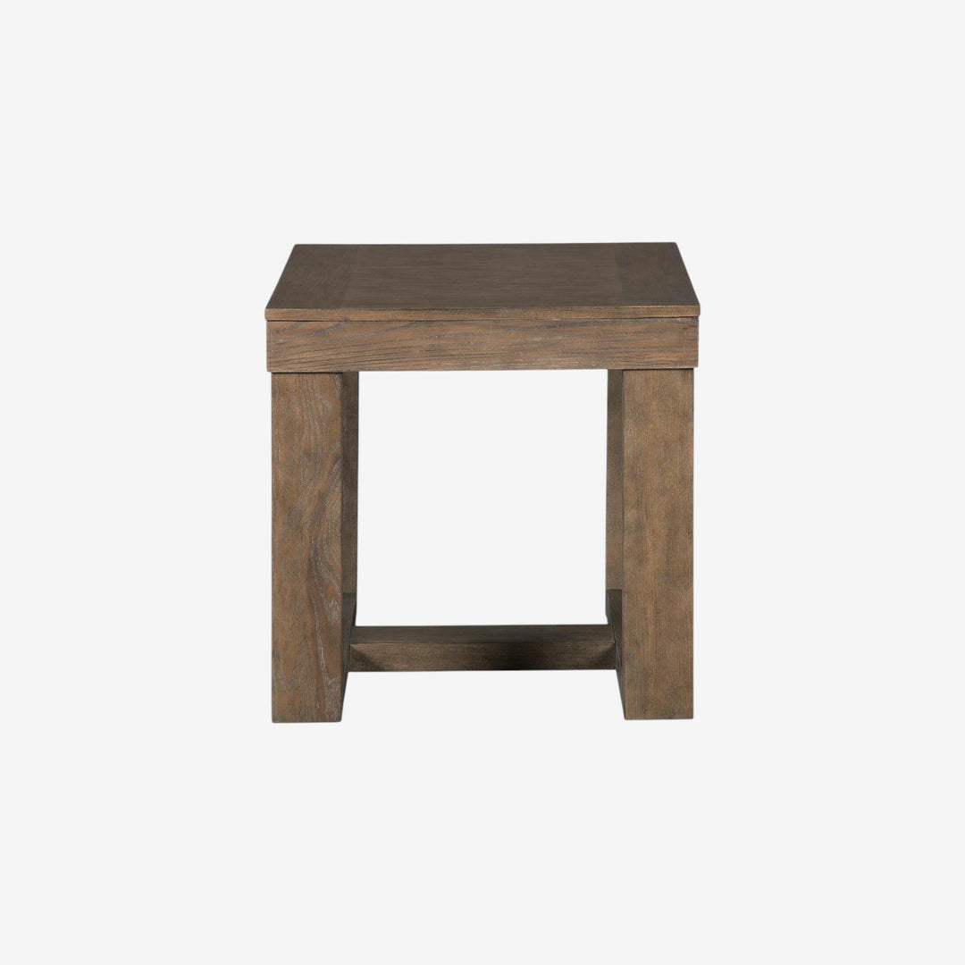 T471-2 Cariton Wooden End Table - Greyish Brown | Signature Design By Ashley