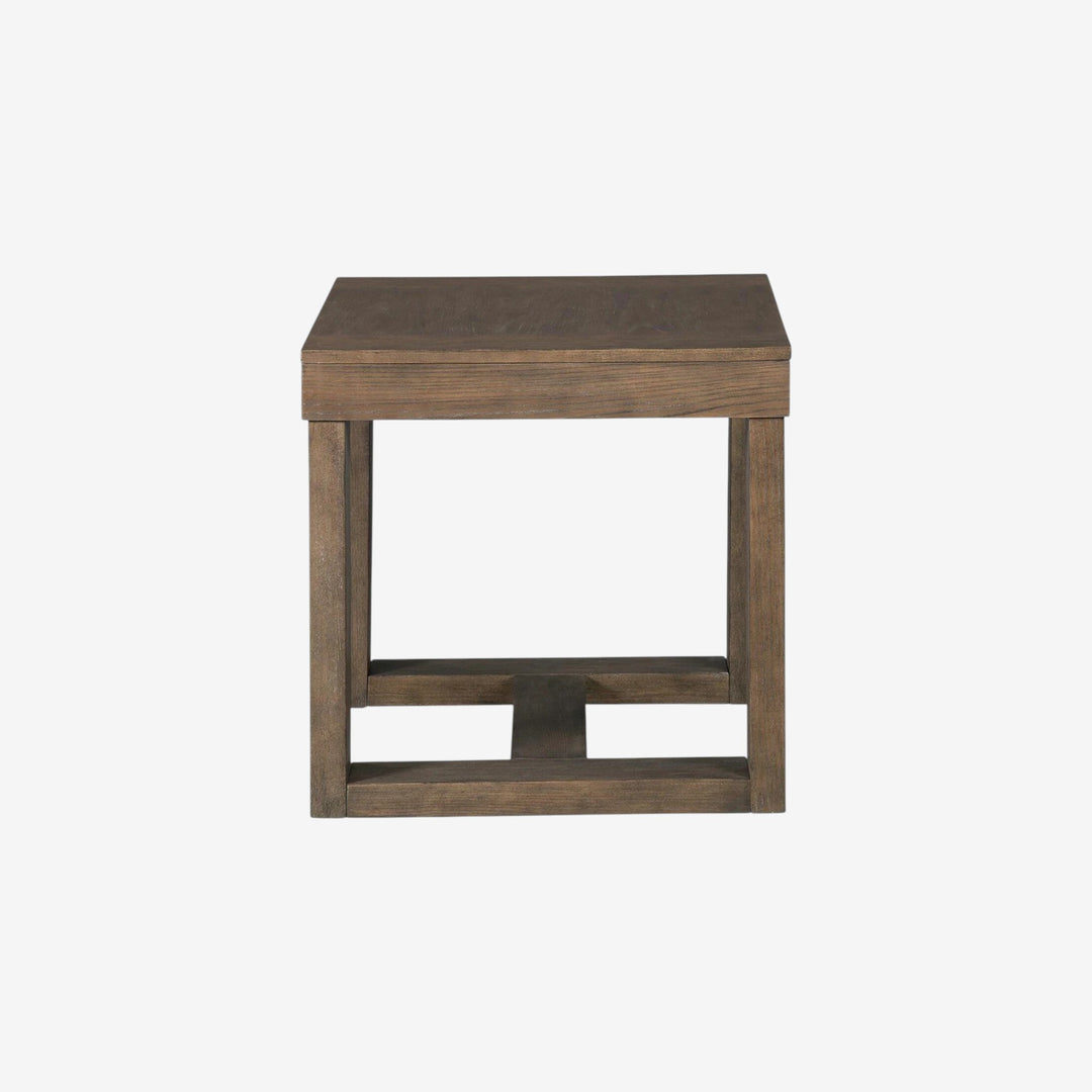 T471-2 Cariton Wooden End Table - Greyish Brown | Signature Design By Ashley
