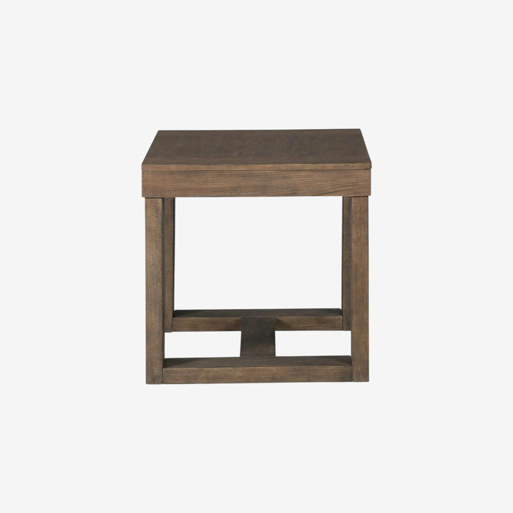 T471-2 Cariton Wooden End Table - Greyish Brown | Signature Design By Ashley