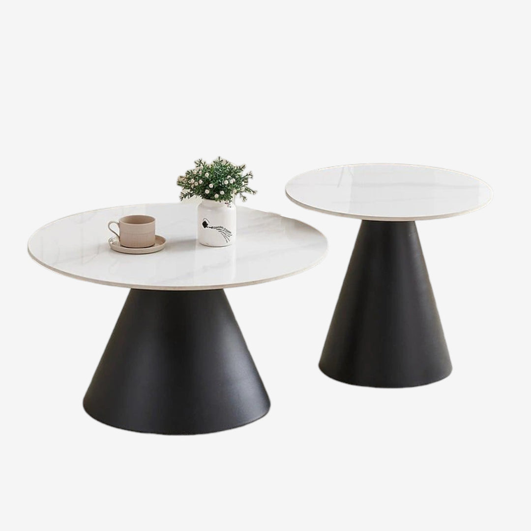 Jaffin 2-Piece Coffee Table Set With Sintered Stone Marble Top