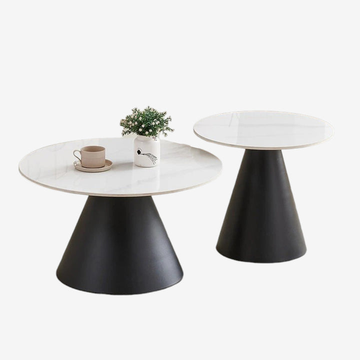 Jaffin 2-Piece Coffee Table Set With Sintered Stone Marble Top