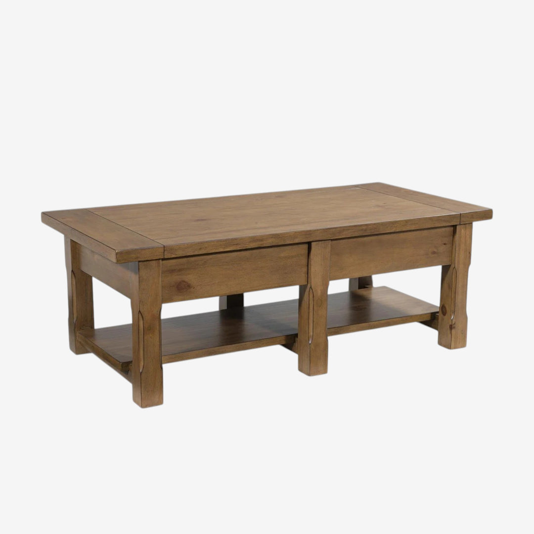 T539-1 Vandenmore Wooden Coffee Table - Medium Brown | Signature Design By Ashley