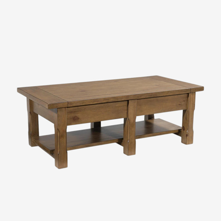 T539-1 Vandenmore Wooden Coffee Table - Medium Brown | Signature Design By Ashley