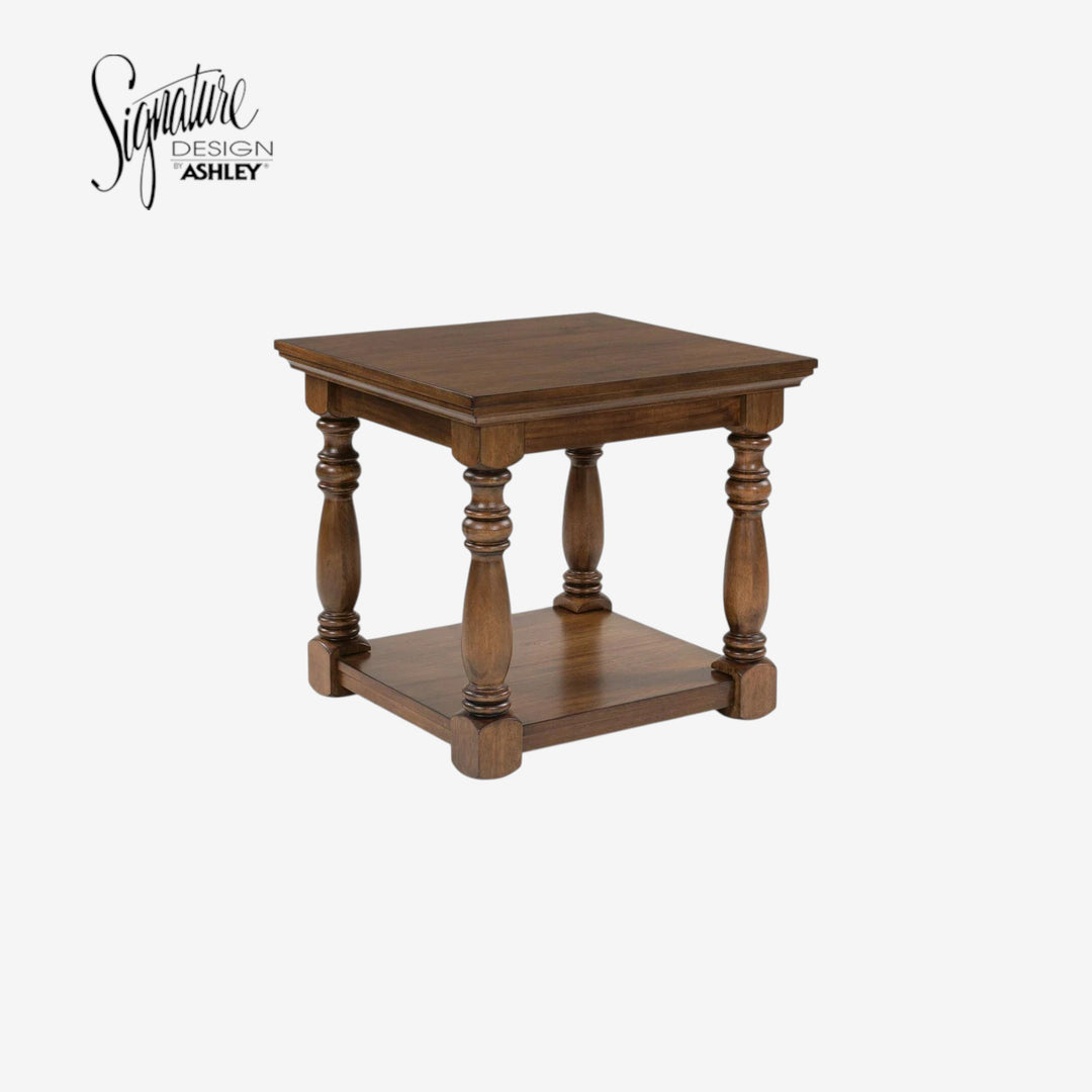 T609-3 Sturlayne Wooden End Table - Brown | Signature Design By Ashley