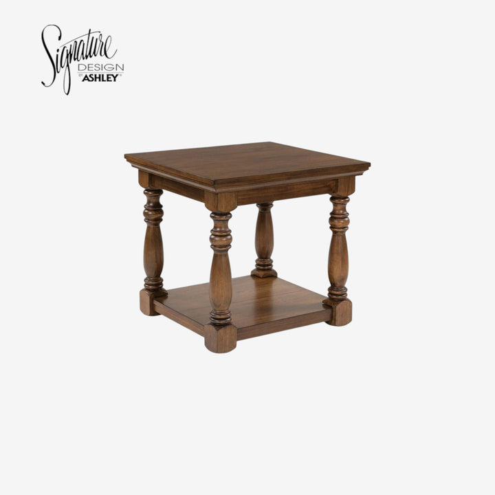 T609-3 Sturlayne Wooden End Table - Brown | Signature Design By Ashley