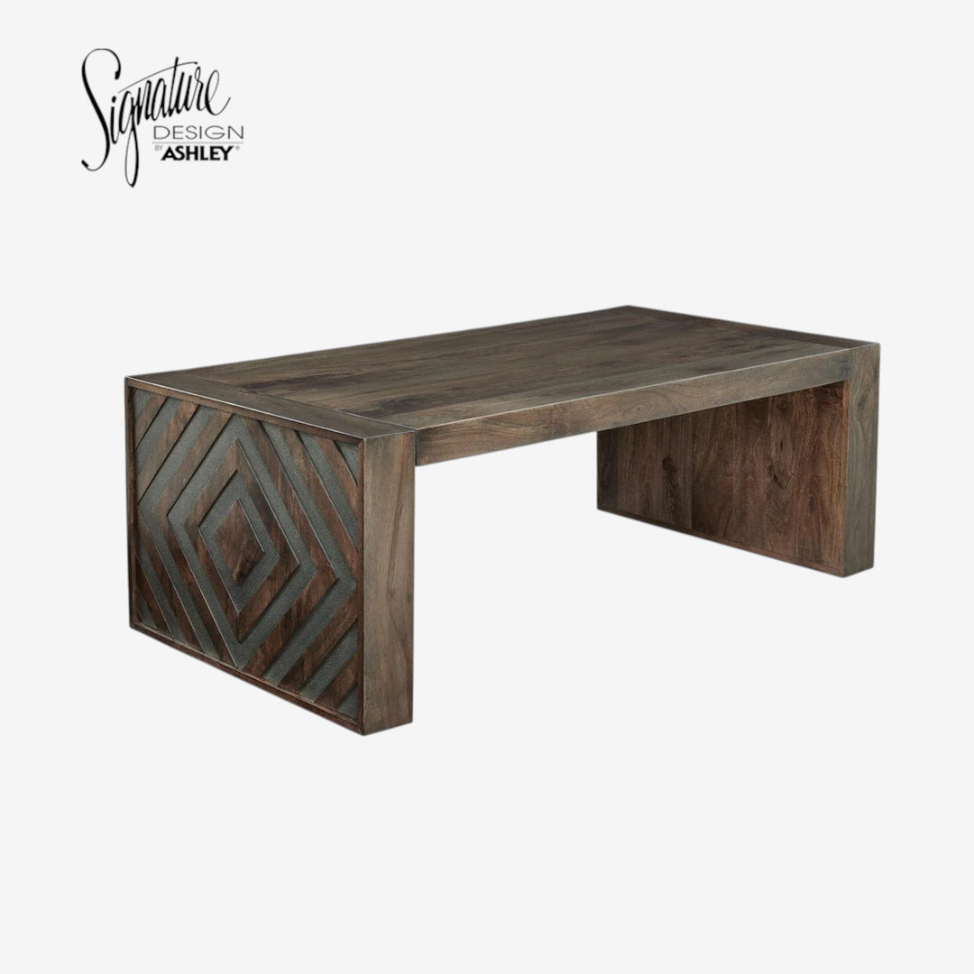 T567-1 Dreggan Wooden Coffee Table - Brown | Signature Design By Ashley