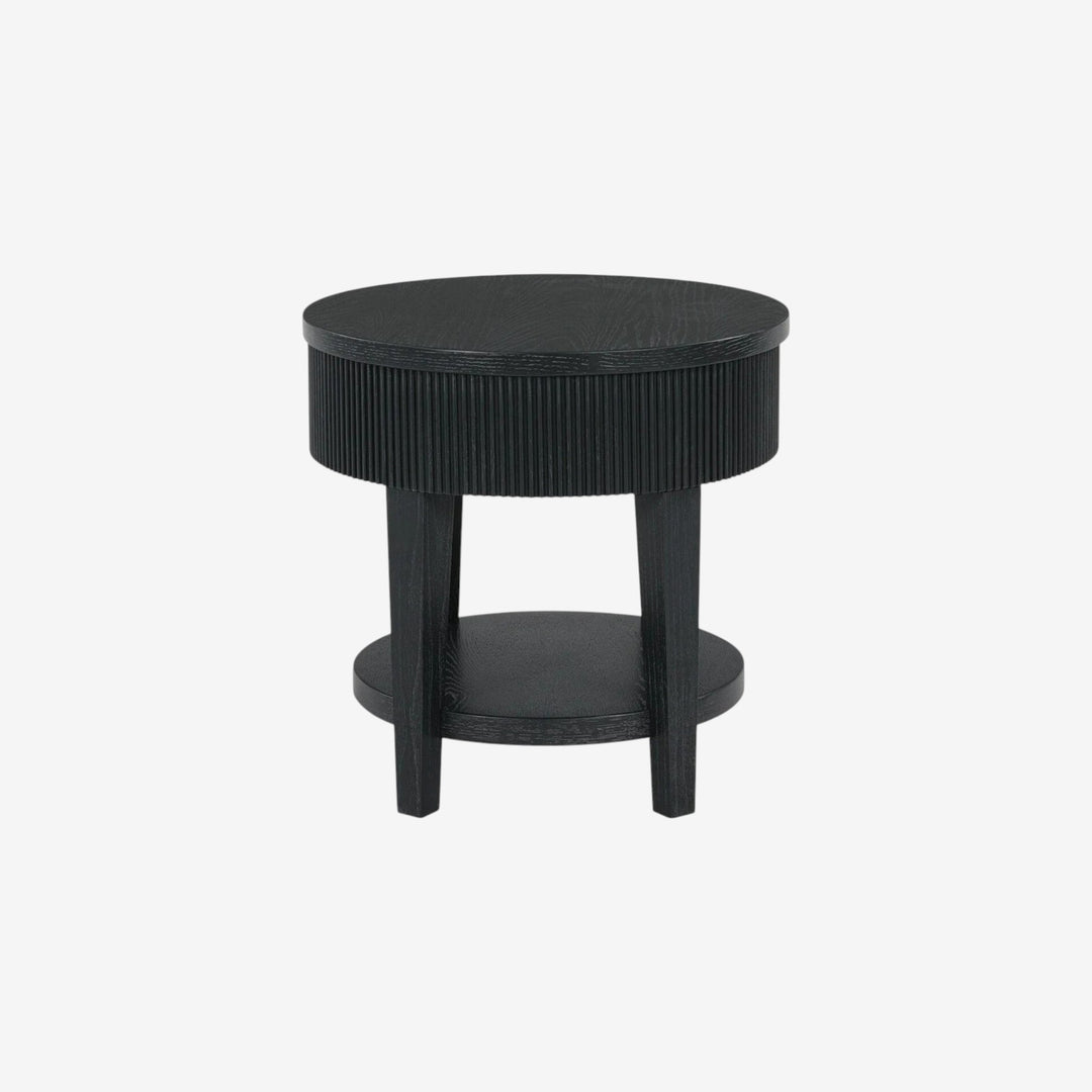 T551-6 Marstream Wooden End Table - Black | Signature Design By Ashley