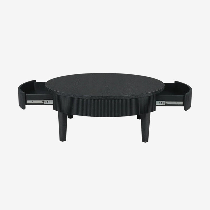 T551-8 Marstream Wooden Coffee Table - Black | Signature Design By Ashley