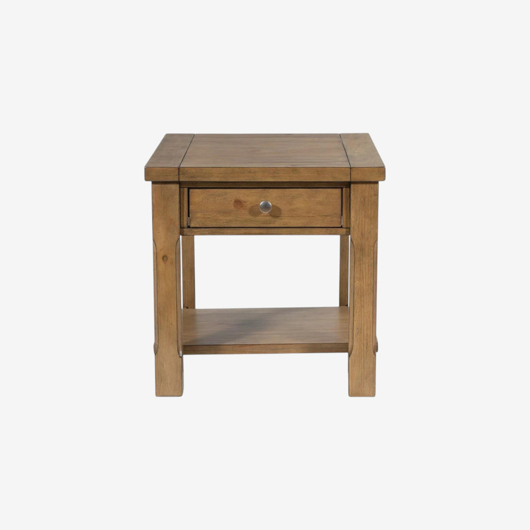 T539-3 Vandenmore Wooden End Table - Medium Brown | Signature Design By Ashley