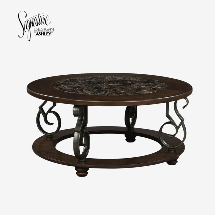 T623-8 Frallyn Coffee Table - Dark Brown | Signature Design By Ashley