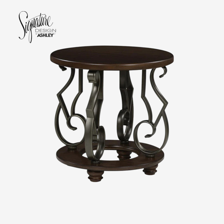 T623-6 Frallyn End Table - Dark Brown | Signature Design By Ashley