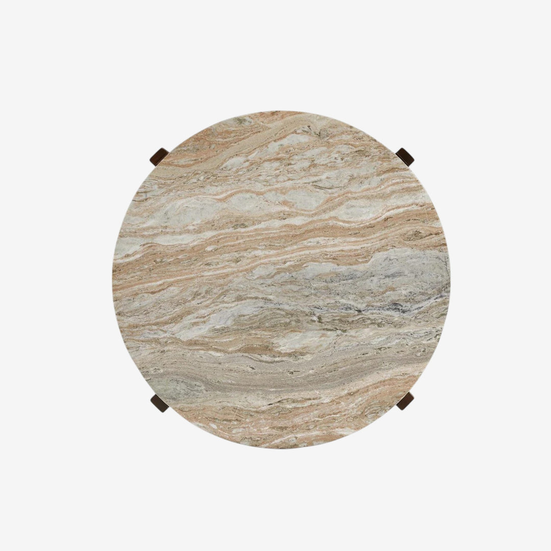 T667-8 Tanidore Coffee Table With Marble Top - Warm Brown | Signature Design By Ashley