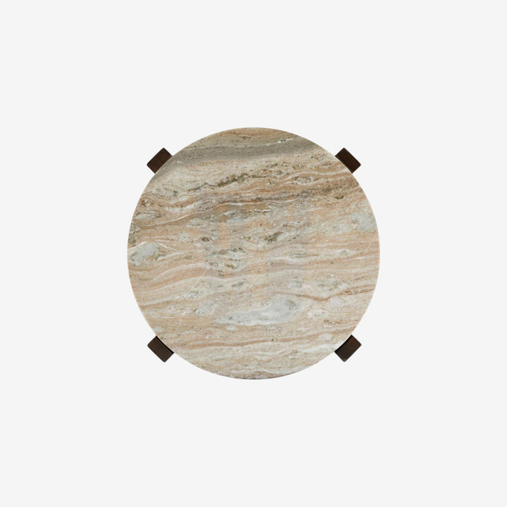 T667-6 Tanidore End Table With Marble Top - Warm Brown | Signature Design By Ashley