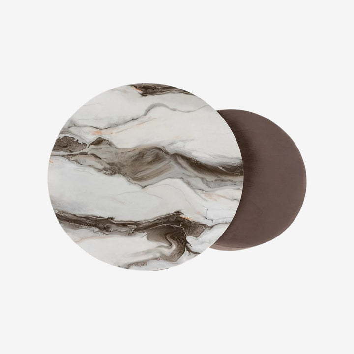 T671-22 Jazmore Nesting Coffee Table (Set of 2) - Brown/ Brass | Signature Design By Ashley