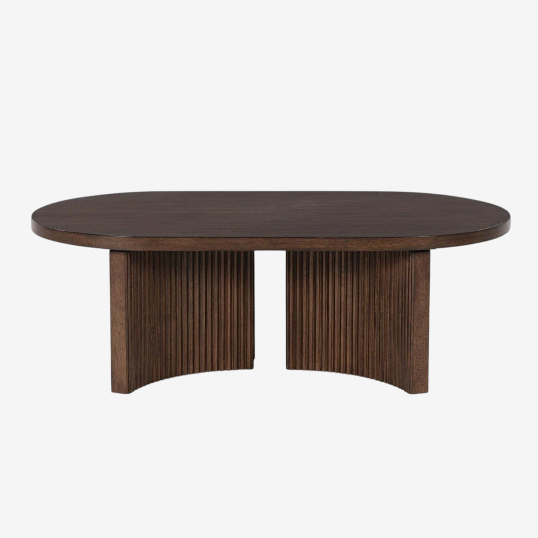 T689-0 Korestone Wooden Coffee Table - Dark Brown | Signature Design By Ashley