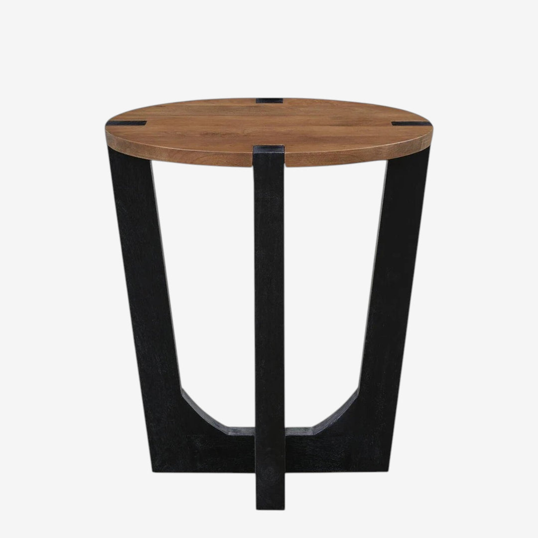 T726-6 Hanneforth Wooden End Table - Brown/ Black | Signature Design By Ashley