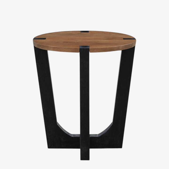 T726-6 Hanneforth Wooden End Table - Brown/ Black | Signature Design By Ashley