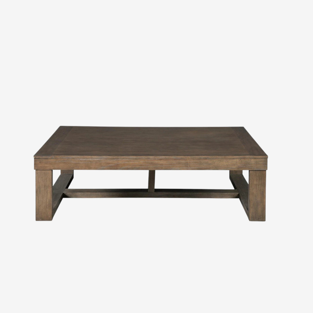 T471-1 Cariton Wooden Coffee Table - Greyish Brown | Signature Design By Ashley